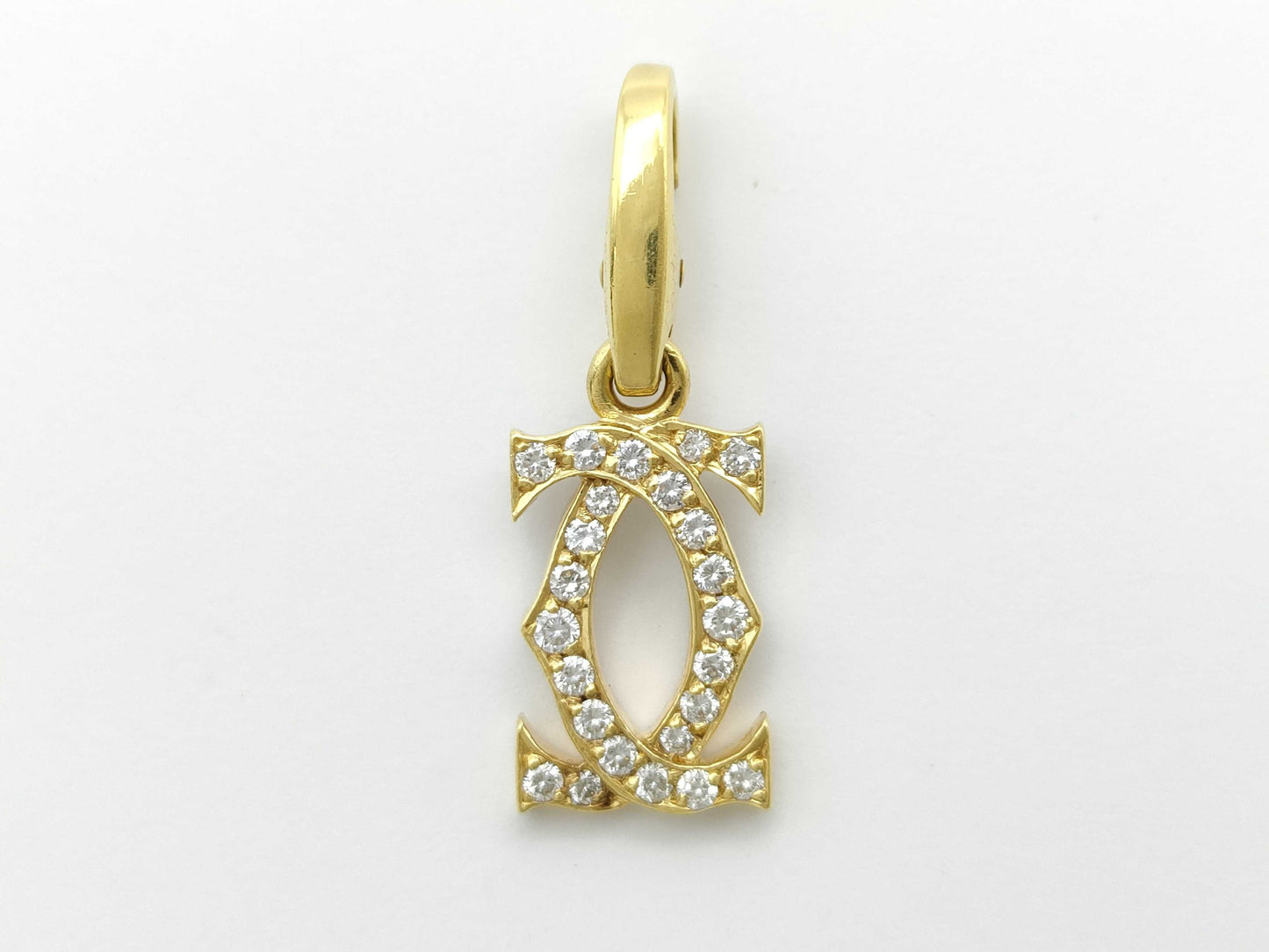 Cartier 2C Diamond 750 2.1g Pendant Top 