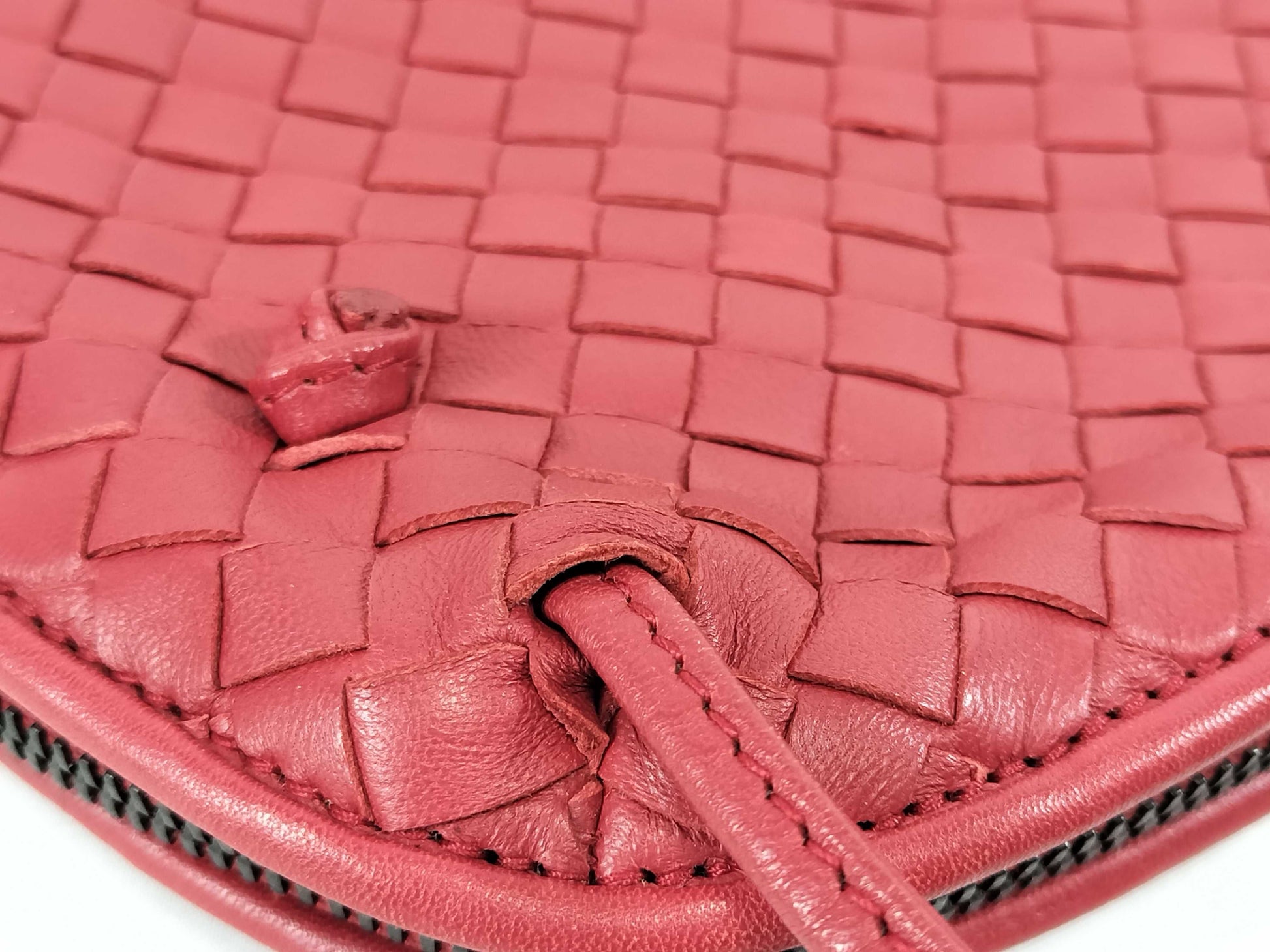 BOTTEGA VENETA Intrecciato Shoulder Bag with Mirror 245354 Shoulder Bag