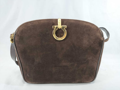 Salvatore Ferragamo suede shoulder bag