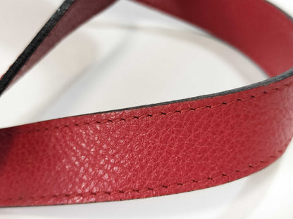 Yves Saint Laurent Cassandra Logo Stitch Round Tote Bag