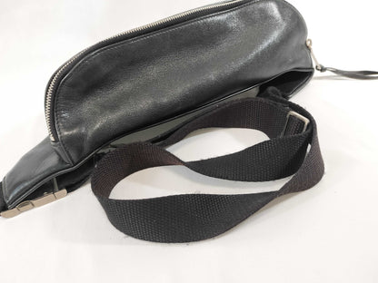 Yves Saint Laurent Leather Waist Pouch Waist Bag