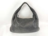 BOTTEGA VENETA Intrecciato Bottega Veneta Hobo Black Shoulder Bag