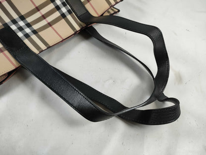 BURBERRY Nova Check Tote Bag