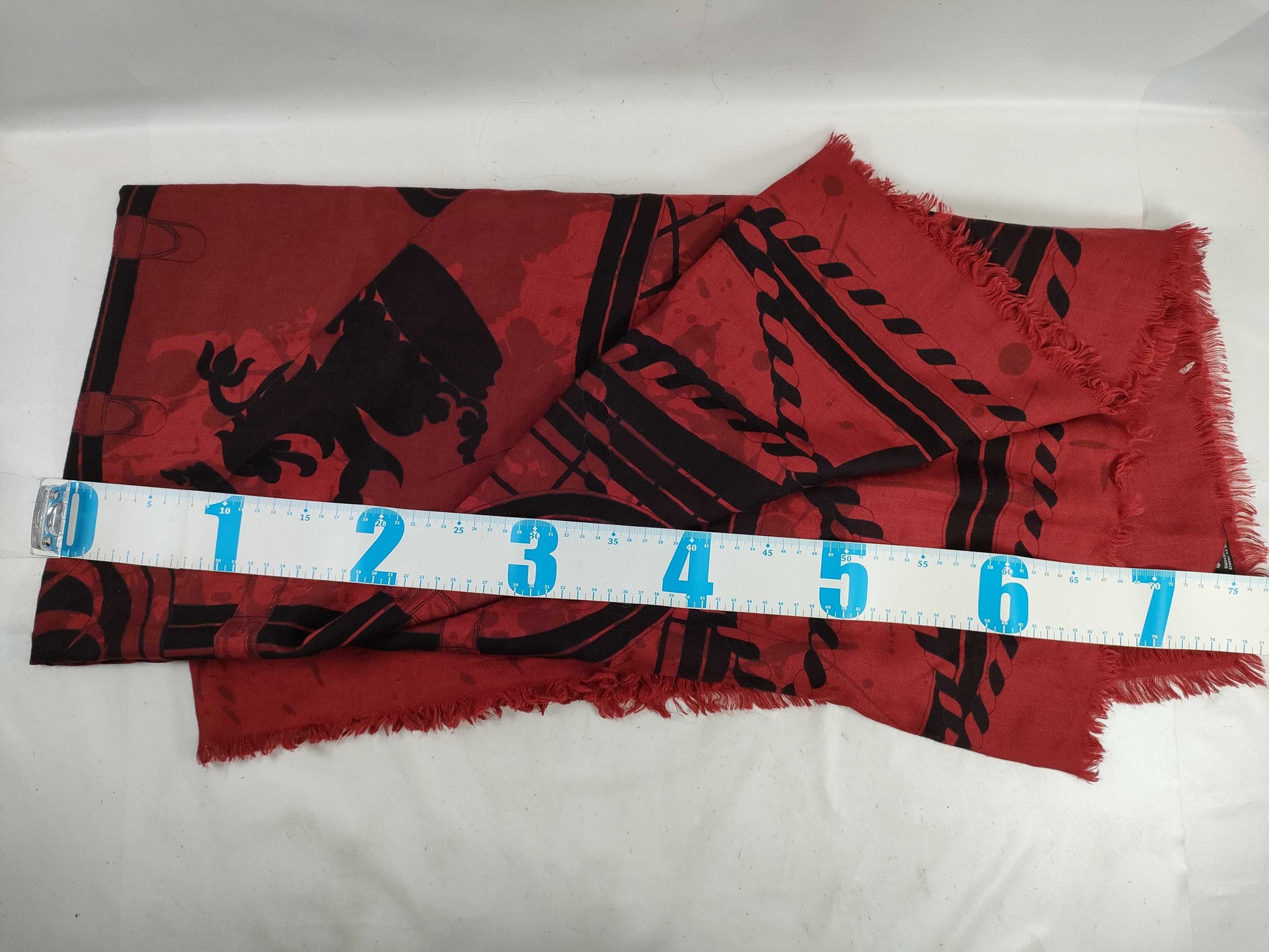 HERMES Carre 140 Cashmere Silk Other Apparel