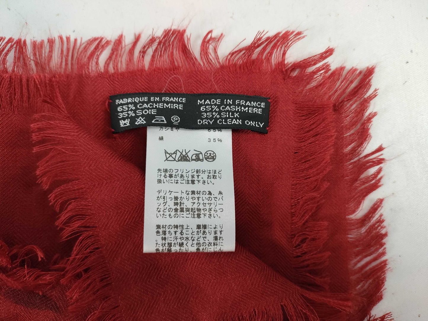 HERMES Carre 140 Cashmere Silk Other Apparel