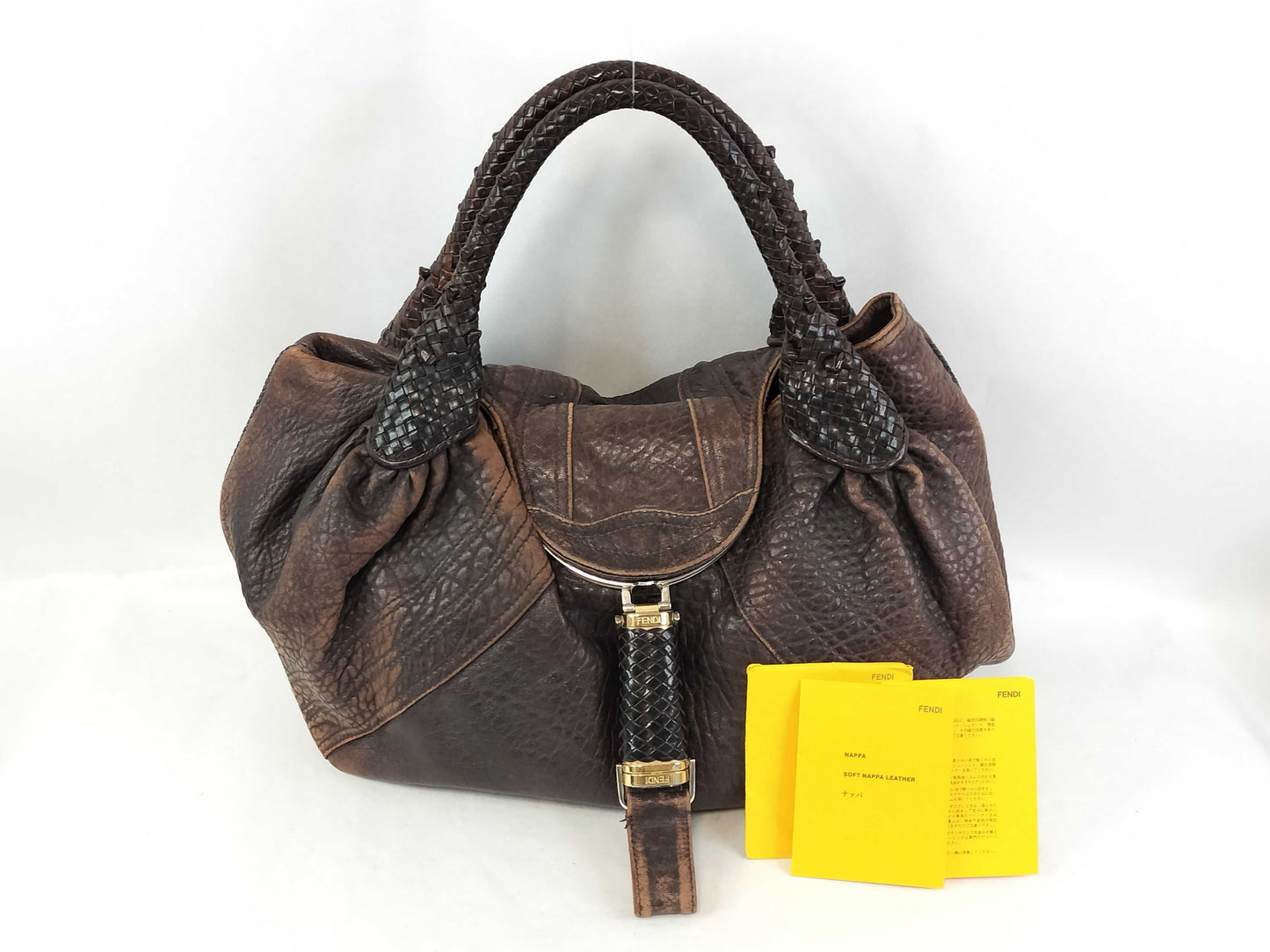 FENDI Spy Bag Dark Brown Handbag