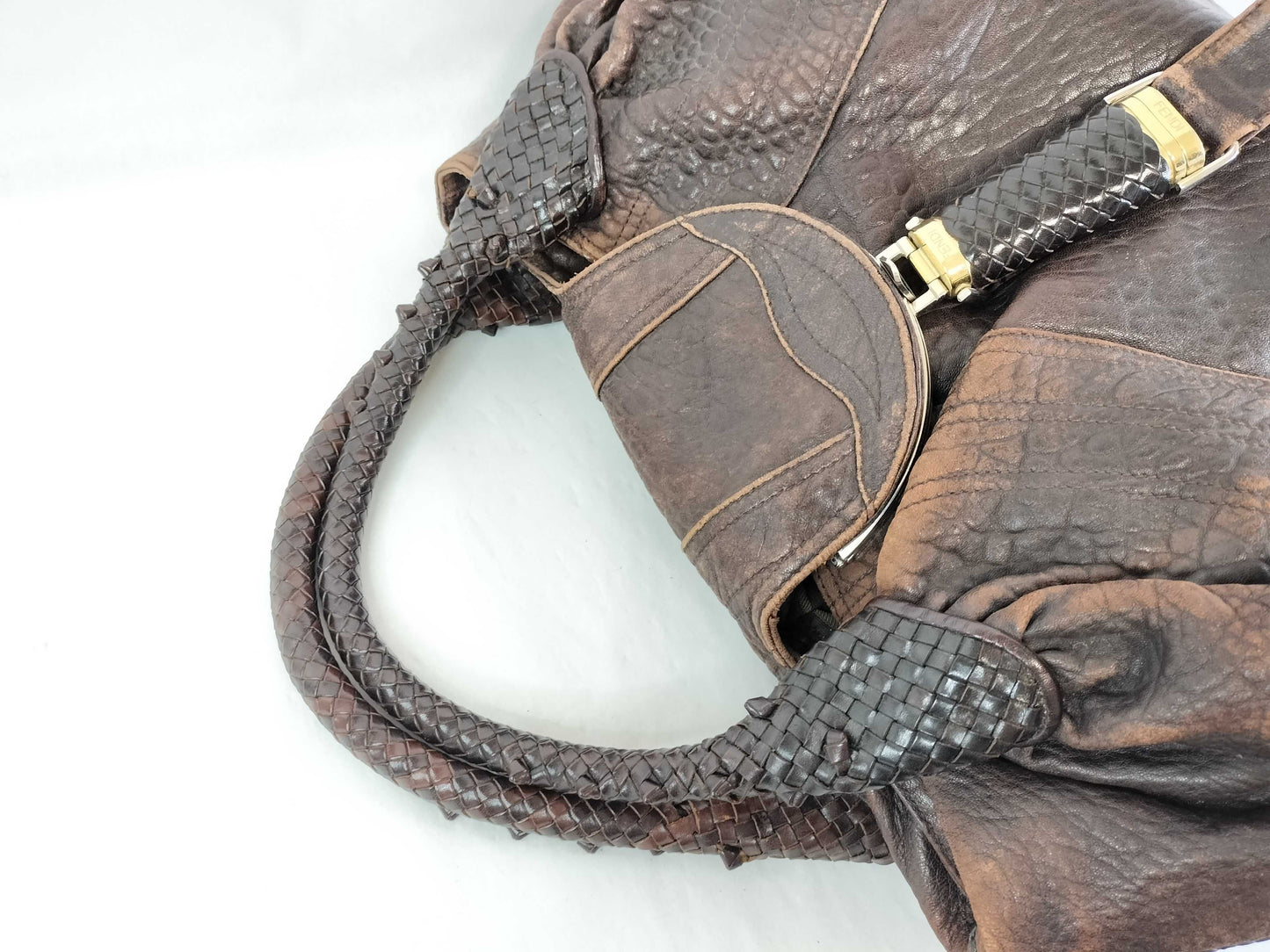 FENDI Spy Bag Dark Brown Handbag