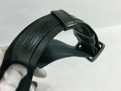 BOTTEGA VENETA Intrecciato Sacoche Black Shoulder Bag