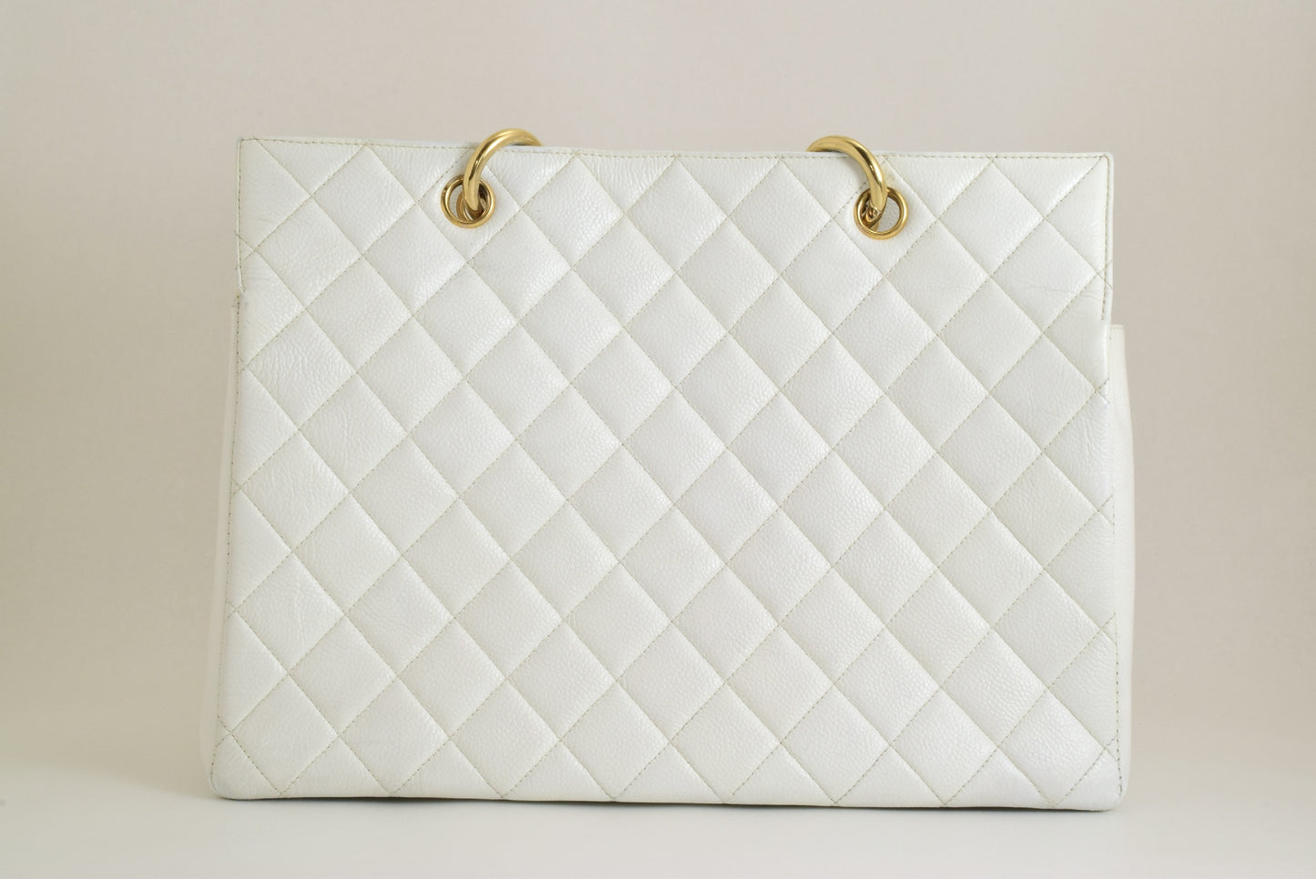 CHANEL Caviar Skin Matelasse GST Tote Caviar Skin Shoulder Bag Tote Bag