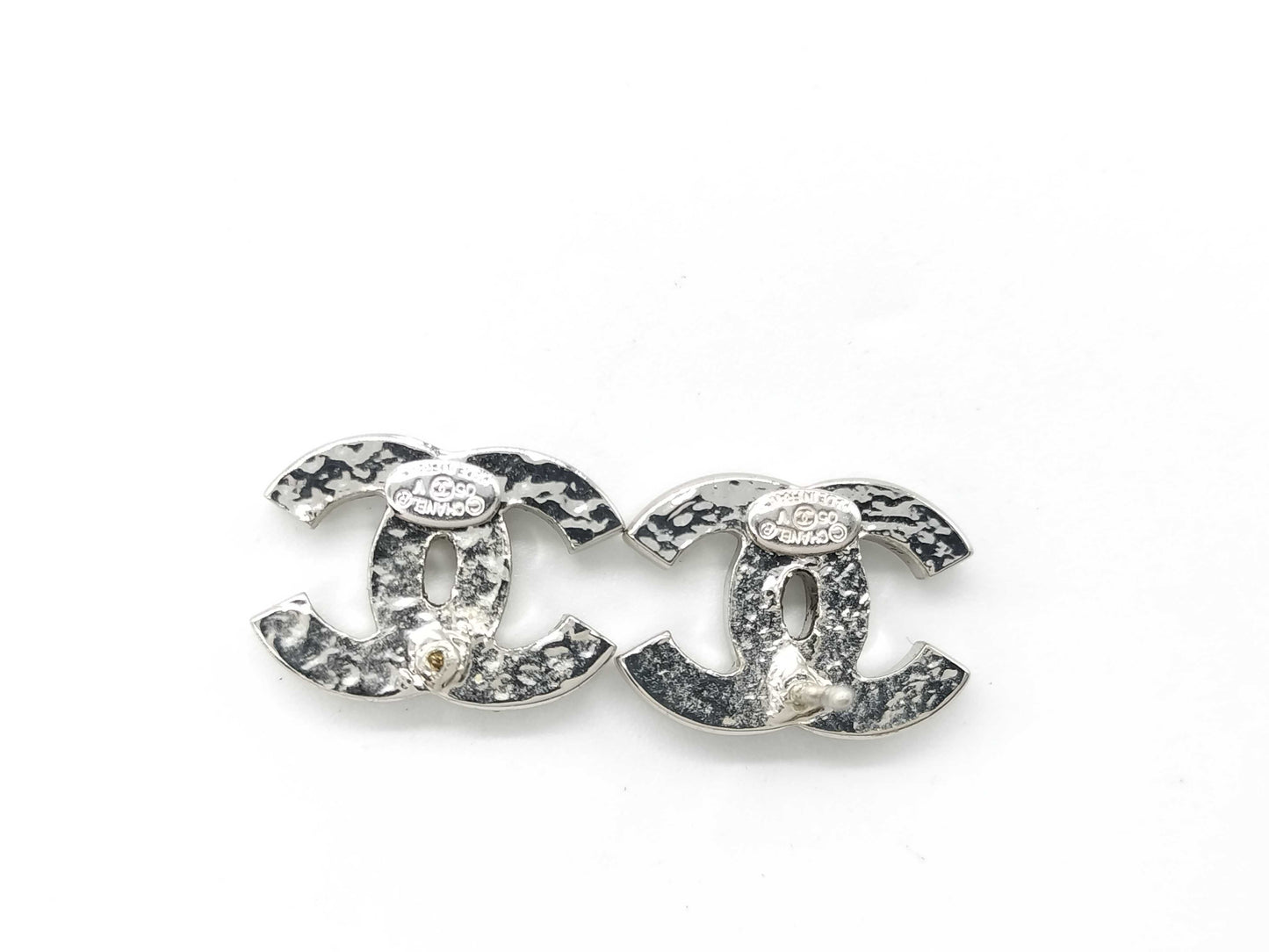 CHANEL Coco Mark CHANEL Coco Mark Rhinestone Earrings 05V One side broken