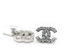 CHANEL Coco Mark CHANEL Coco Mark Rhinestone Earrings 05V One side broken