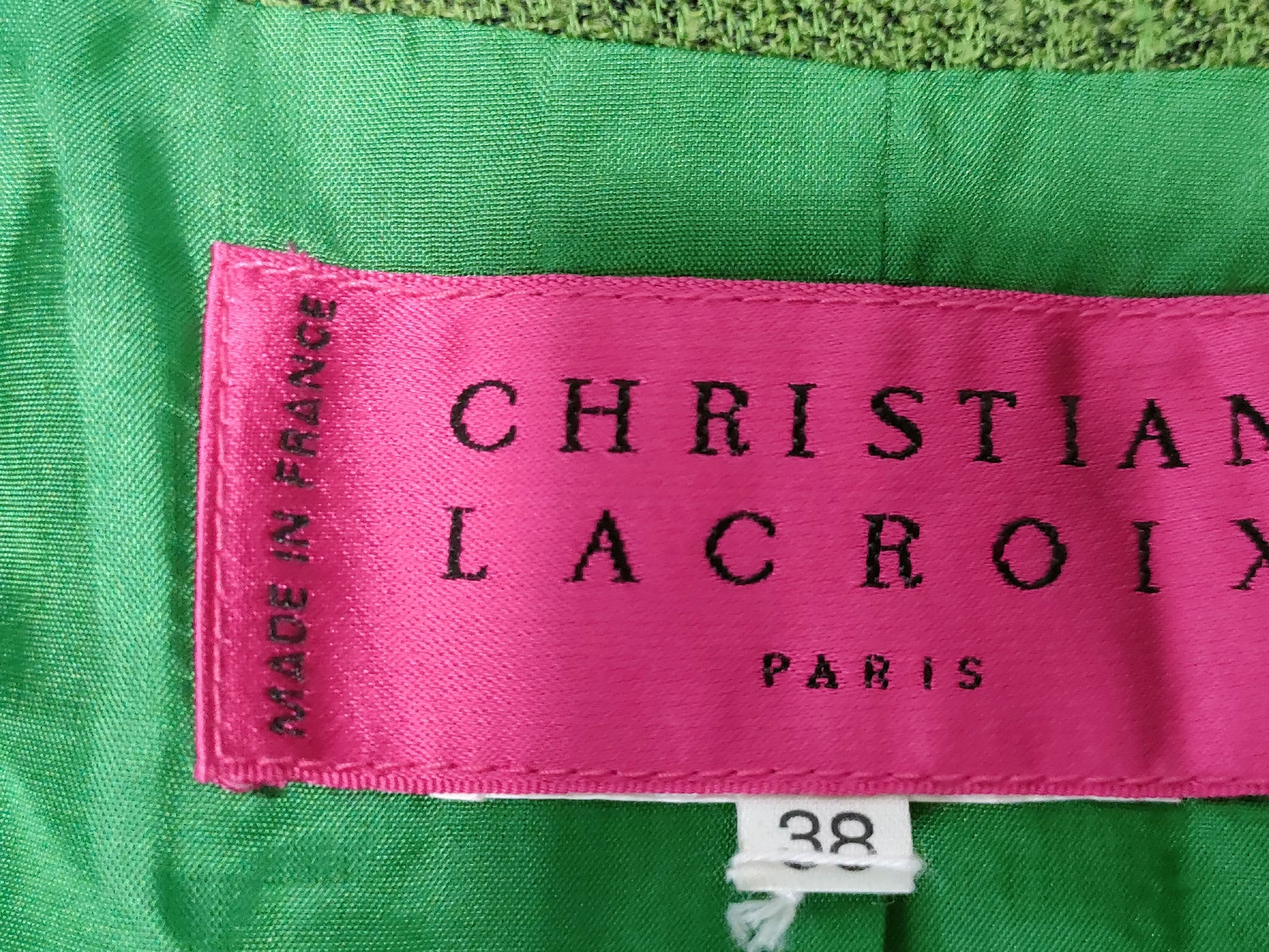 Christian Lacroix Double Breasted Jacket, Size 38