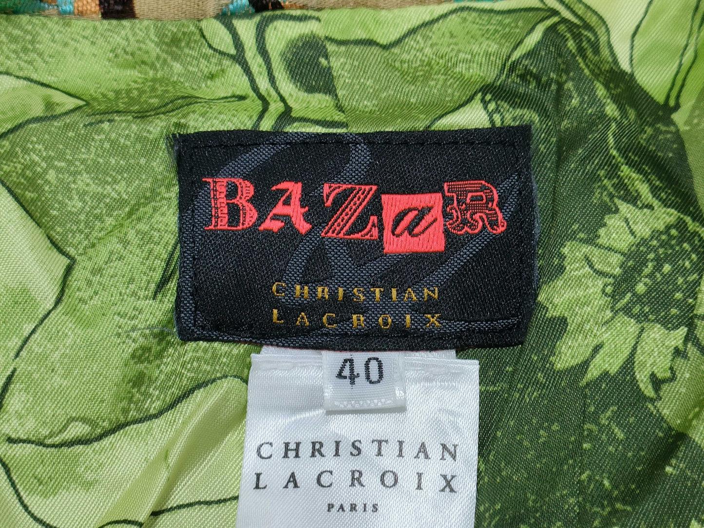 Christian Lacroix all-over print jacket