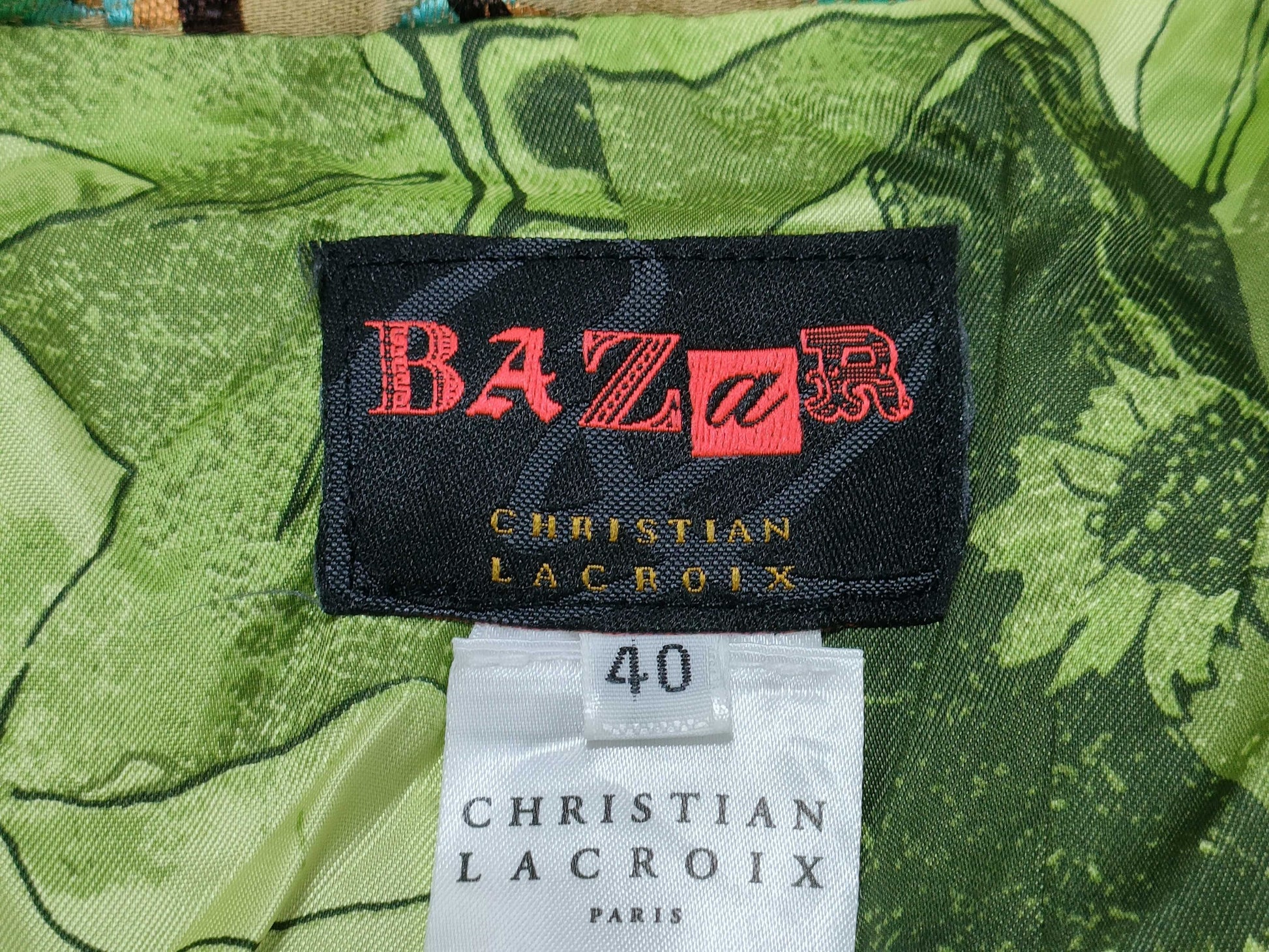 Christian Lacroix all-over print jacket