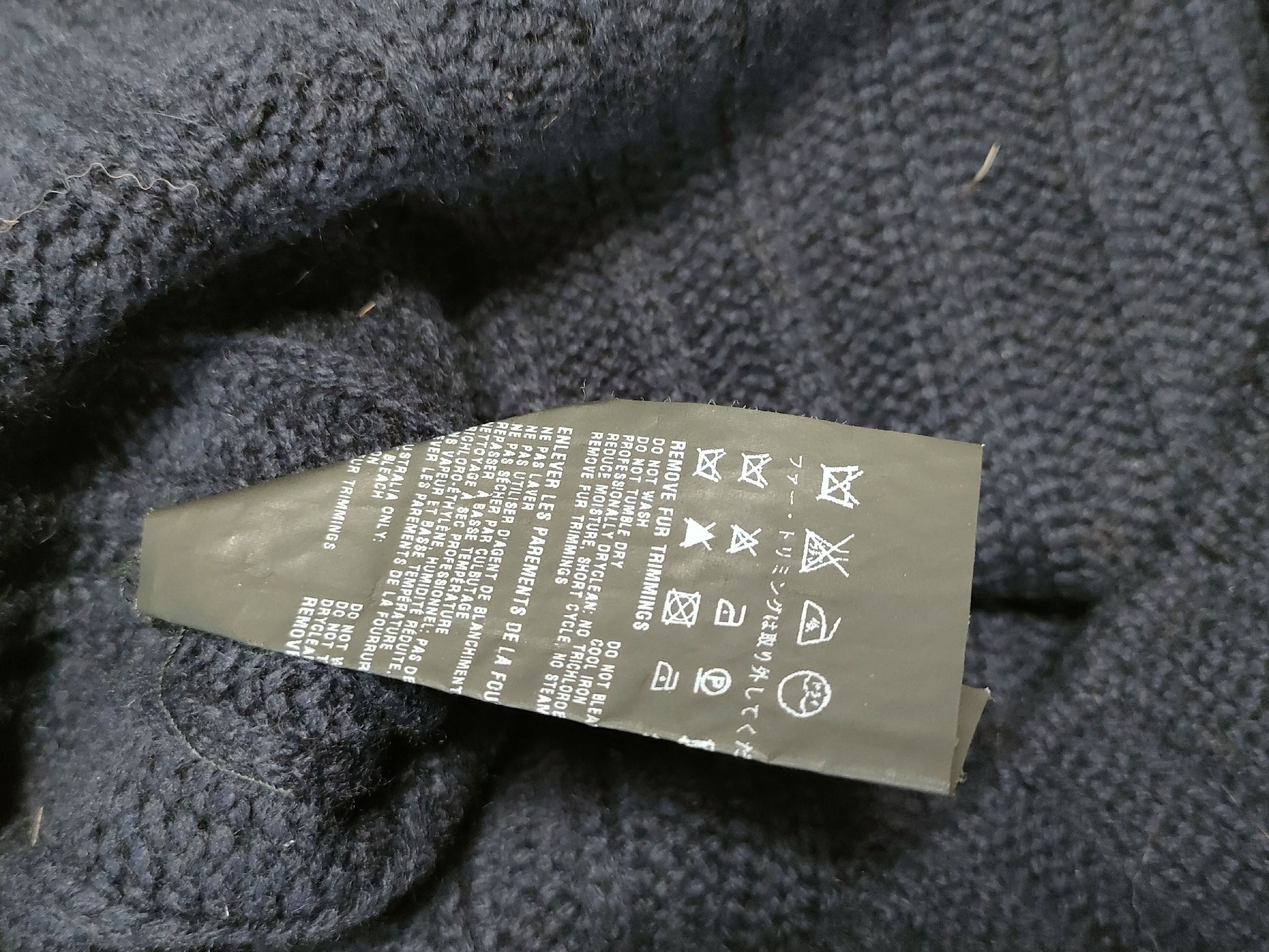 PRADA Prada Fur Knit Black Size 40 Tops