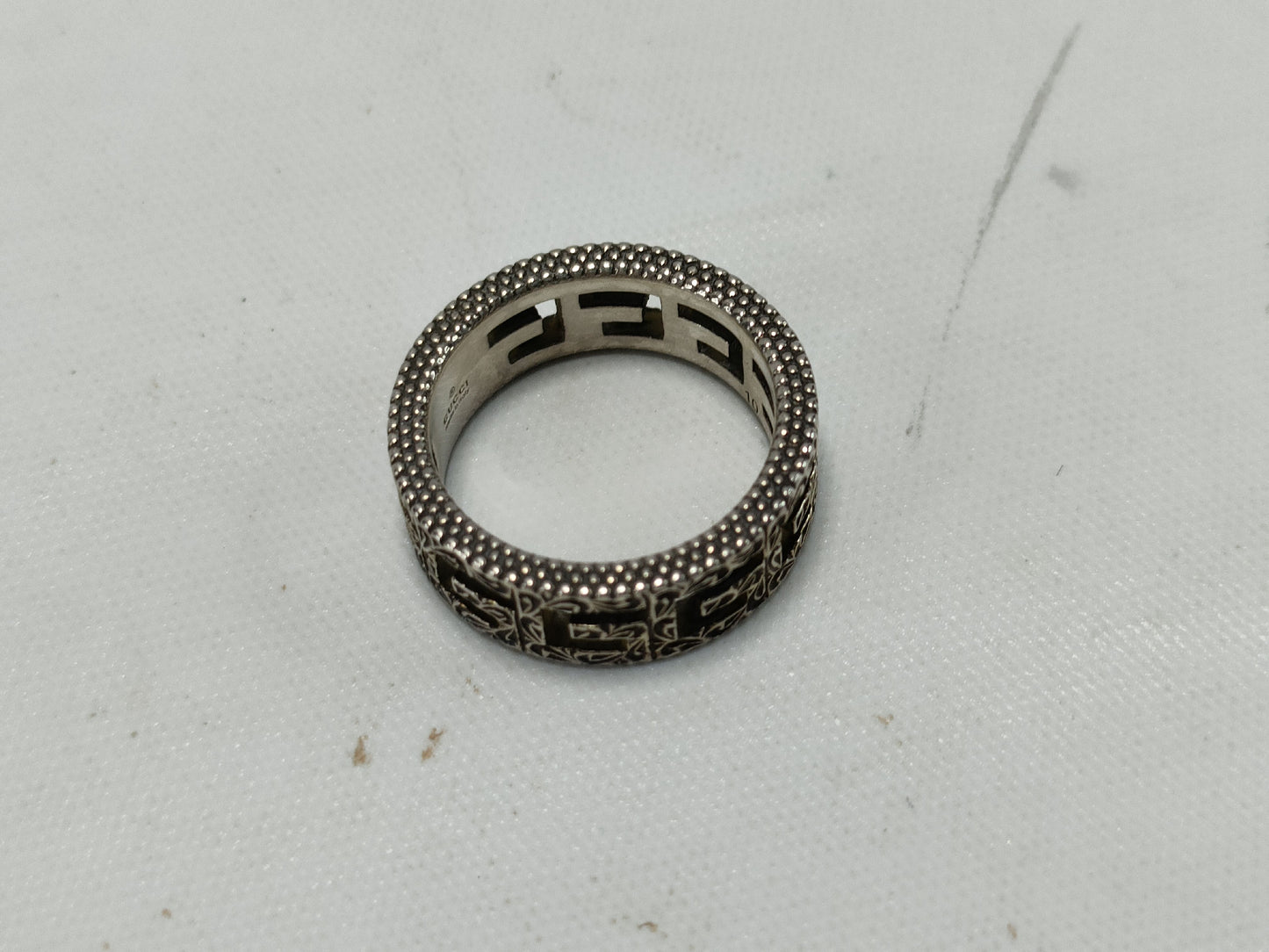 GUCCI Arabesque Ring, 925, Size 10