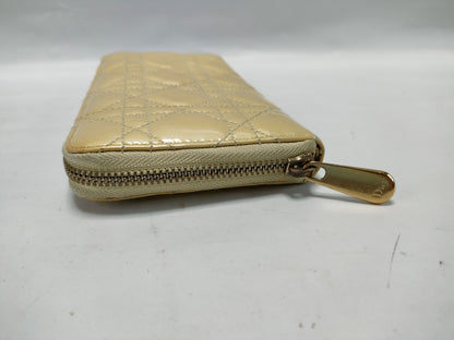 Dior Cannage Trotter Long Wallet and Key Case Set