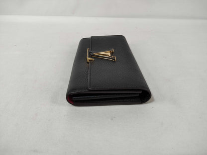 LOUIS VUITTON Portefeuille Capucines Black Long Wallet [Model Number] M61248 [Serial Number] RFID Unverified MI1137 Wallet