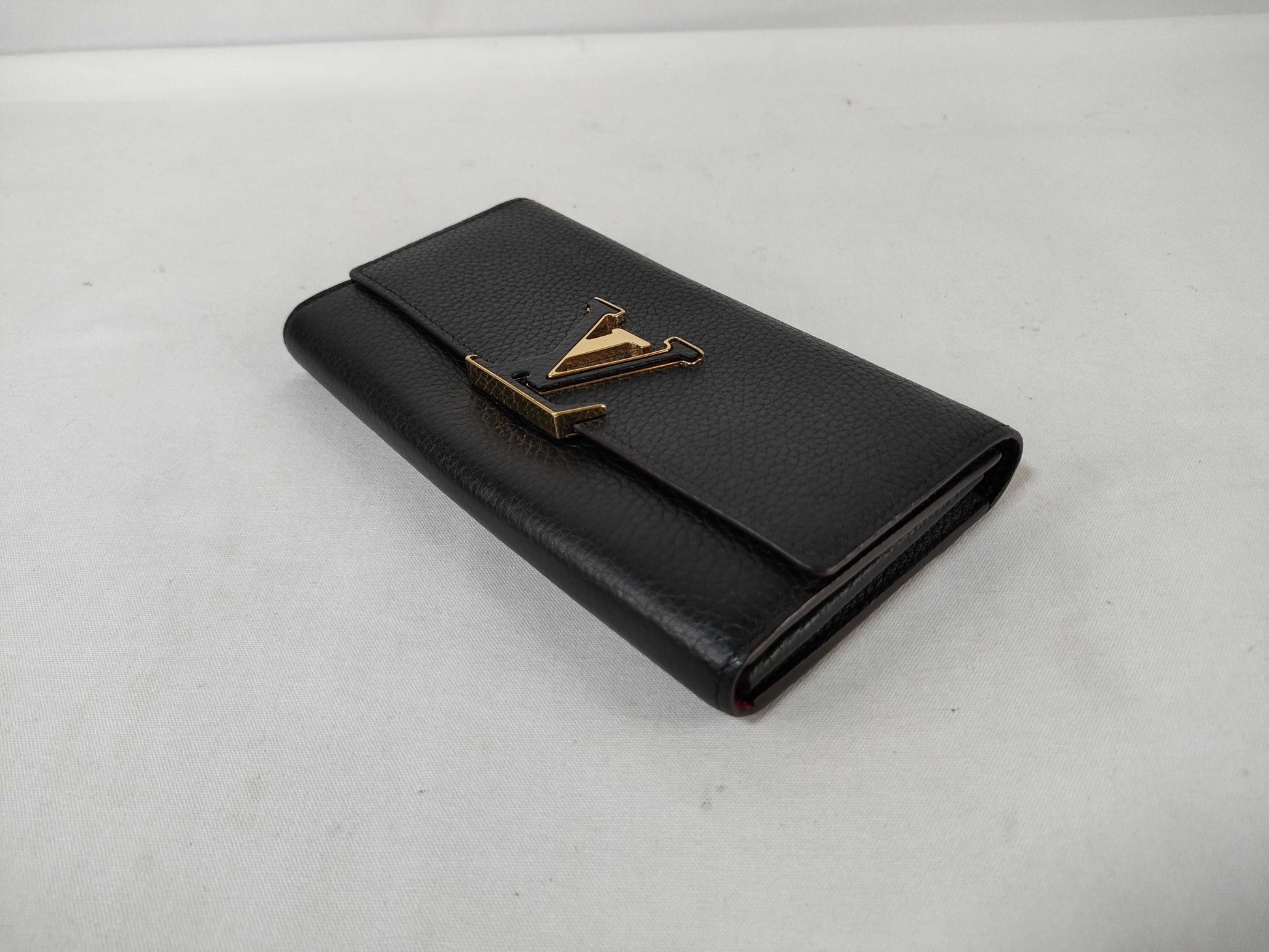 LOUIS VUITTON Portefeuille Capucines Black Long Wallet [Model Number] M61248 [Serial Number] RFID Unverified MI1137 Wallet