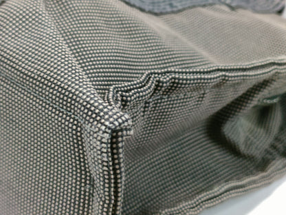 HERMES Air Line PM Canvas Handbag Gray