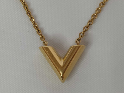 LOUIS VUITTON LV Essential V Necklace Necklace