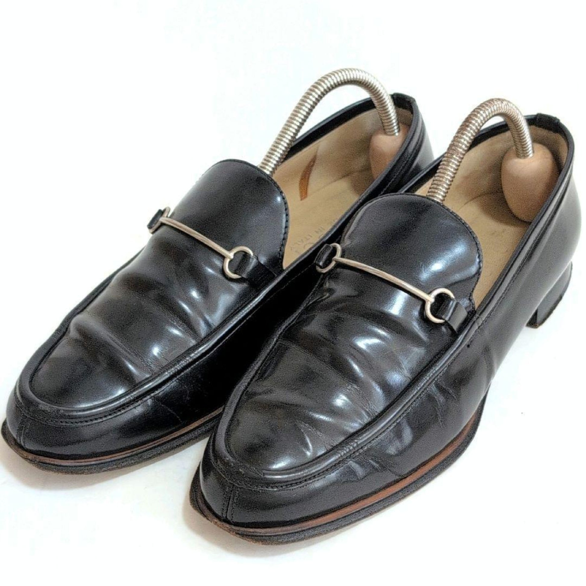 GUCCI Horsebit Loafers, Size 37 1/2 