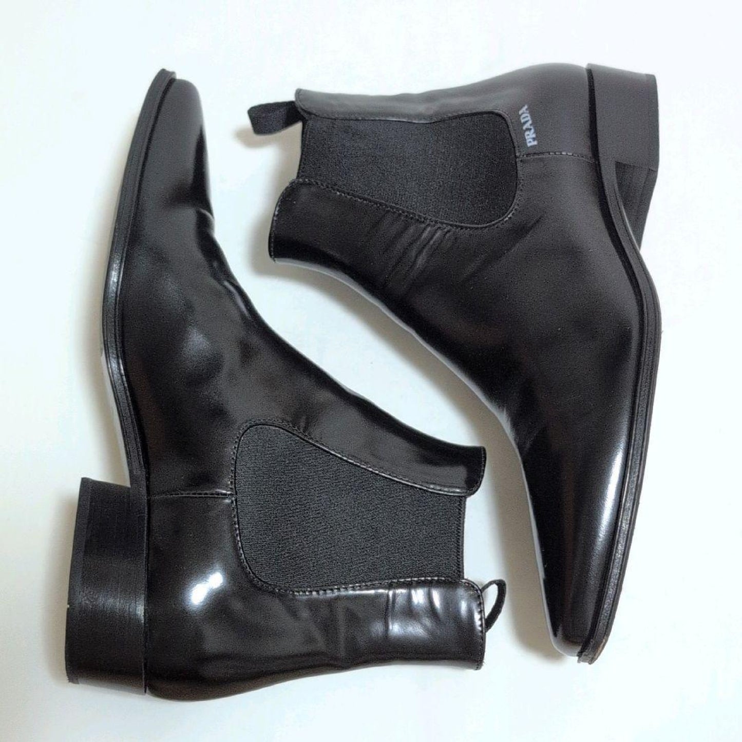 PRADA PRADA Side Gore Boots Leather Size 35 Other Shoes