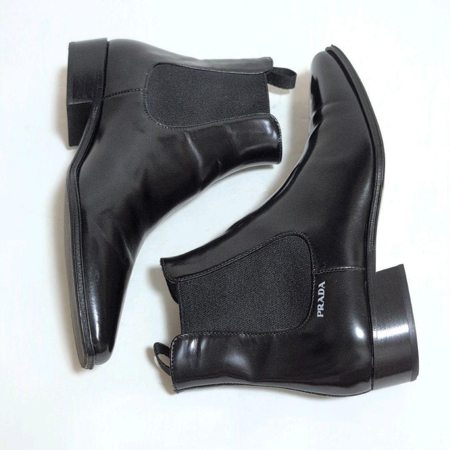 PRADA PRADA Side Gore Boots Leather Size 35 Other Shoes