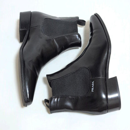 PRADA PRADA Side Gore Boots Leather Size 35 Other Shoes