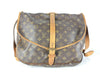 LOUIS VUITTON Monogram Louis Vuitton Shoulder Bag M42256 Saumur 30 Monogram 882VI Shoulder Bag