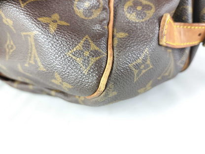 LOUIS VUITTON Monogram Louis Vuitton Shoulder Bag M42256 Saumur 30 Monogram 882VI Shoulder Bag