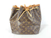 LOUIS VUITTON Monogram Louis Vuitton Drawstring Shoulder Bag Petit Noe M42226 Monogram AR0050 Shoulder Bag