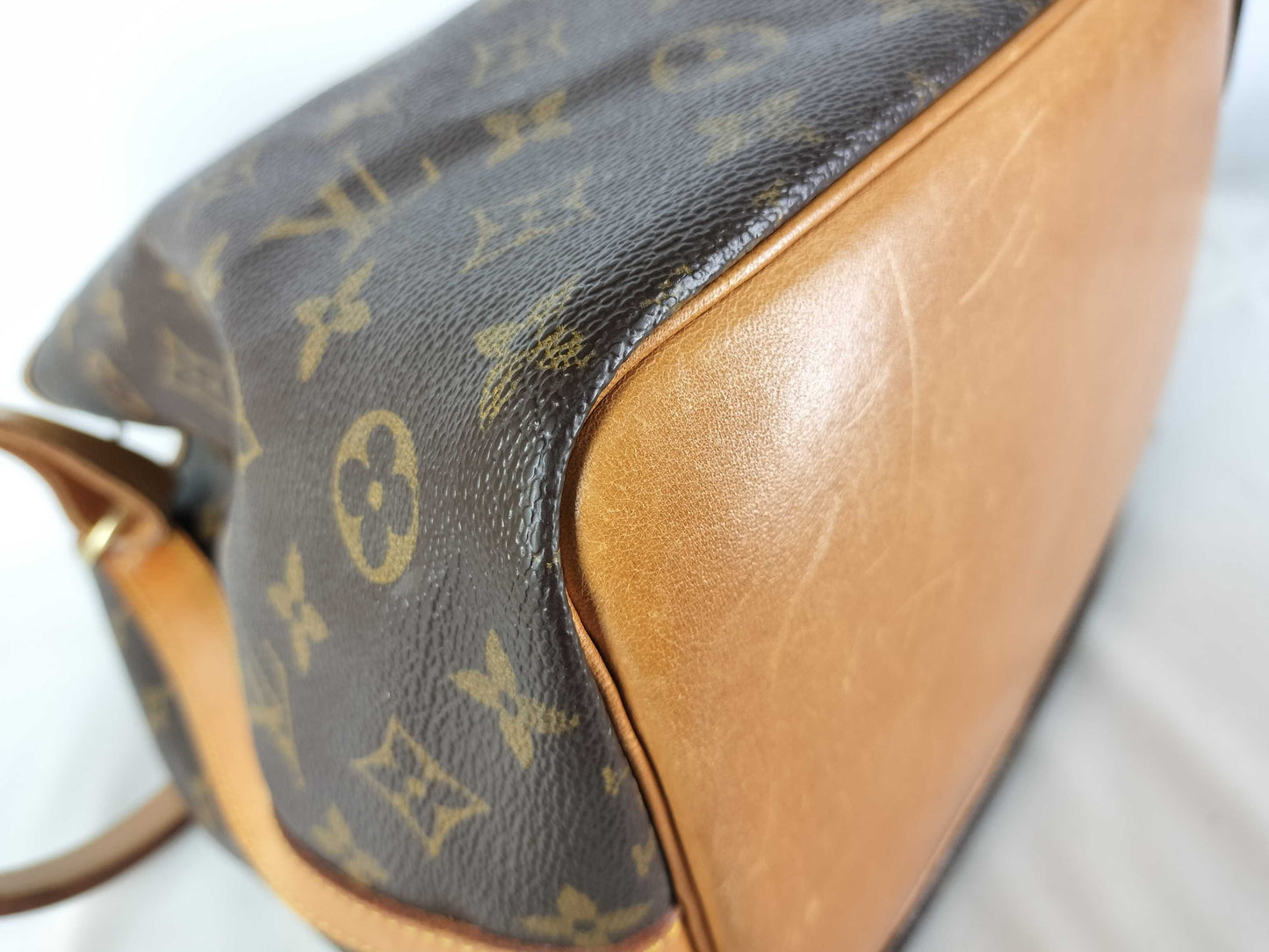 LOUIS VUITTON Monogram Louis Vuitton Drawstring Shoulder Bag Petit Noe M42226 Monogram AR0050 Shoulder Bag
