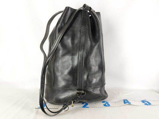LOUIS VUITTON Epi Leather Drawstring Shoulder Bag/M43082/Randonne GM/Epi Leather/Noir/861 Shoulder Bag
