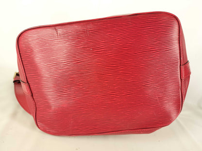 LOUIS VUITTON Epi Leather One-Shoulder Drawstring Shoulder Bag Petit Noe M44107 Epi Leather Castilian Red A20933 Shoulder Bag