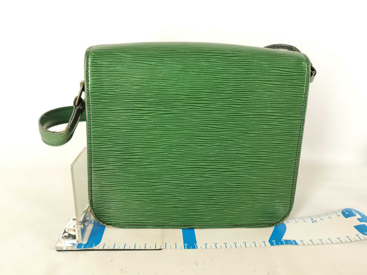 LOUIS VUITTON Epi Leather Shoulder Bag, Carte Ciel MM, M52244, Epi Leather, Borneo Green, MI0940 Shoulder Bag