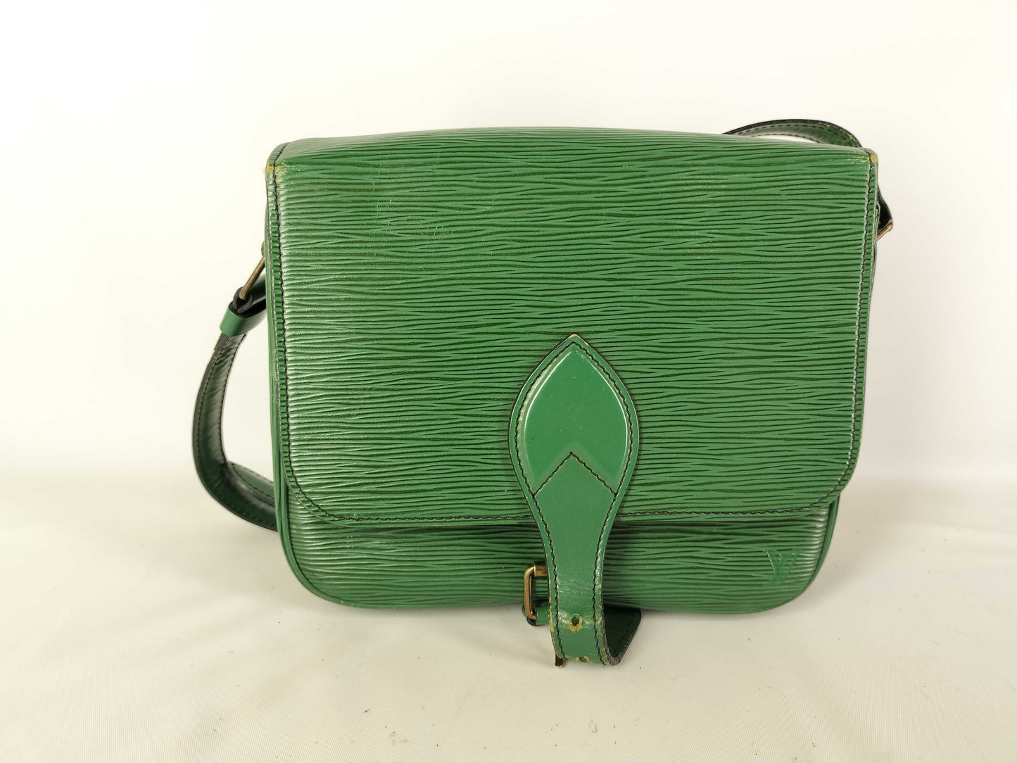 LOUIS VUITTON Epi Leather Shoulder Bag, Carte Ciel MM, M52244, Epi Leather, Borneo Green, MI0940 Shoulder Bag