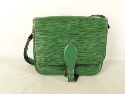 LOUIS VUITTON Epi Leather Shoulder Bag, Carte Ciel MM, M52244, Epi Leather, Borneo Green, MI0940 Shoulder Bag