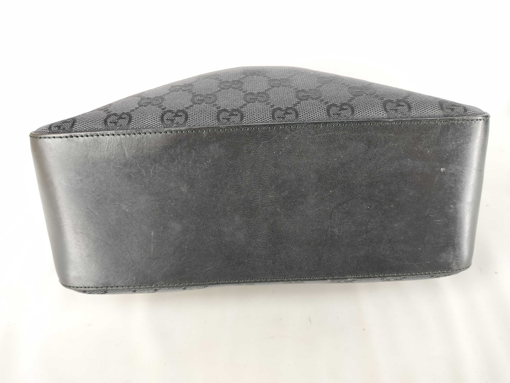 GUCCI GG Canvas Gucci/One Shoulder Bag/001 3766/GG Canvas/Black Shoulder Bag