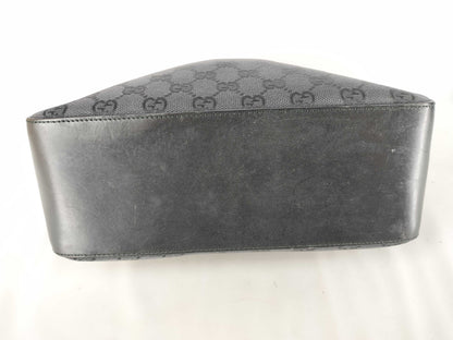 GUCCI GG Canvas Gucci/One Shoulder Bag/001 3766/GG Canvas/Black Shoulder Bag