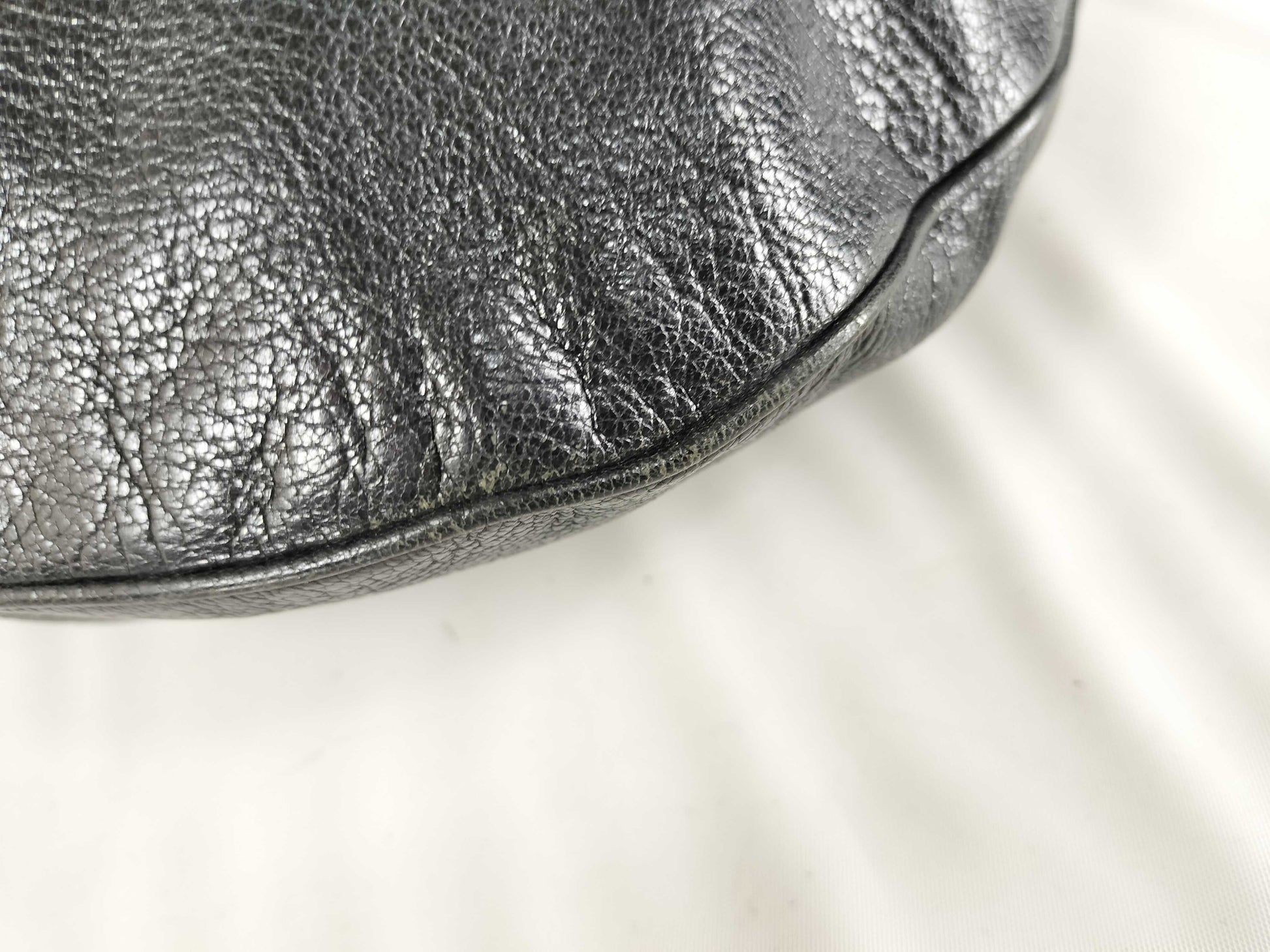 GUCCI / Shoulder Bag / Soho / 121546 / Interlocking / Studs / Calfskin / Black Shoulder Bag