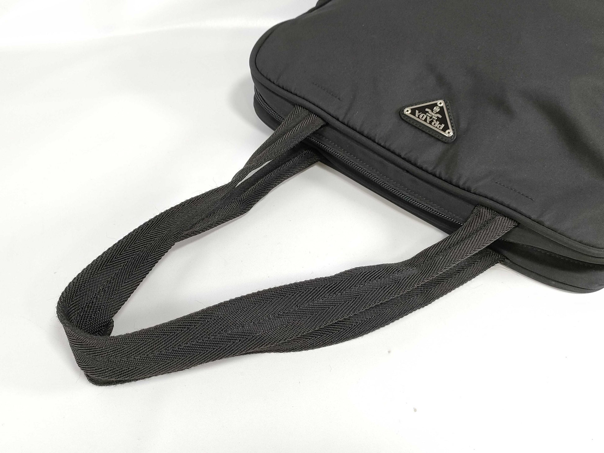 PRADA Nylon Prada/Business Tote Bag/Tesuto/Nylon/Black Tote Bag