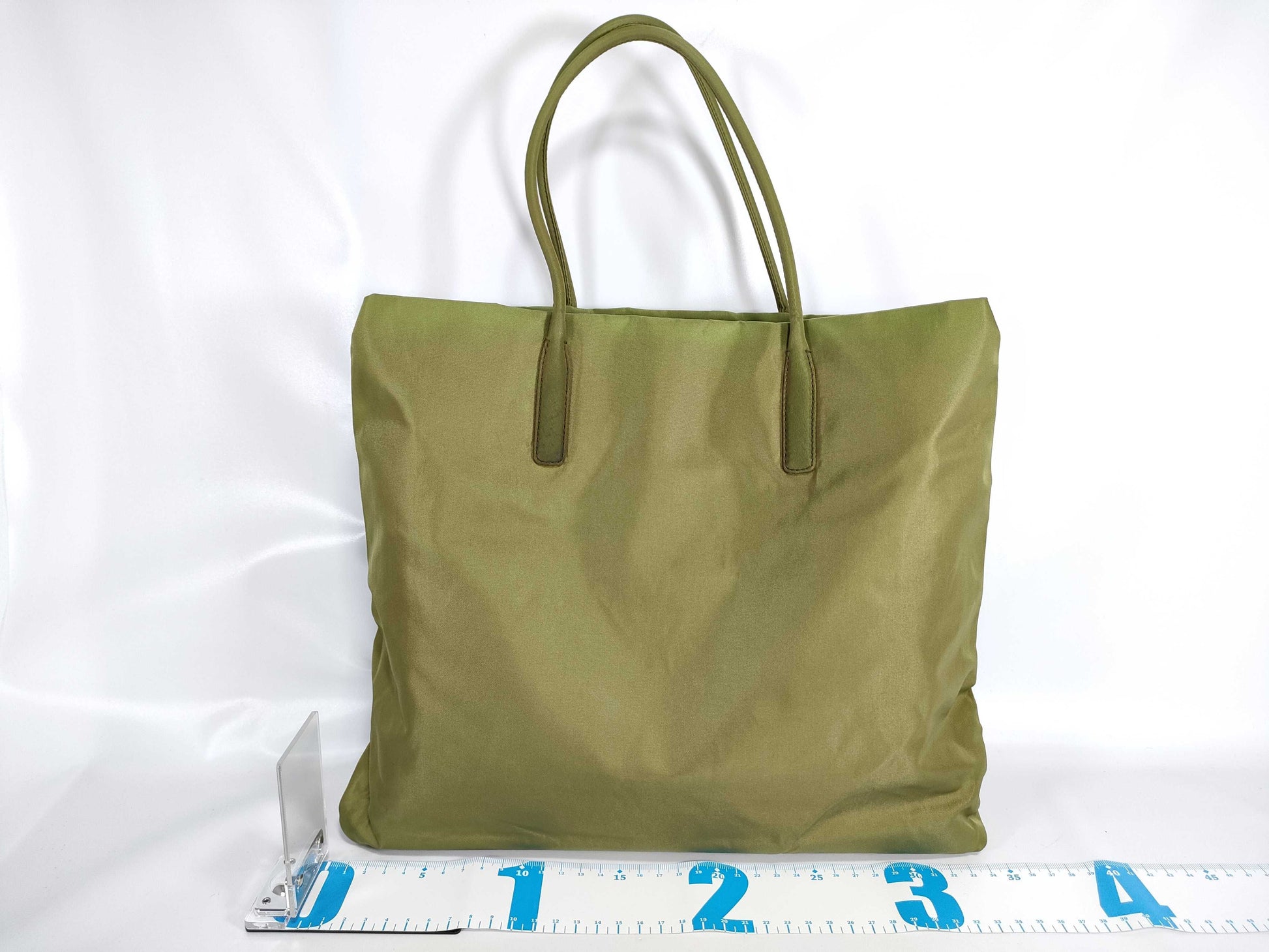 PRADA Nylon Prada Tote Bag B7808 Tessuto Nylon Olive Tote Bag