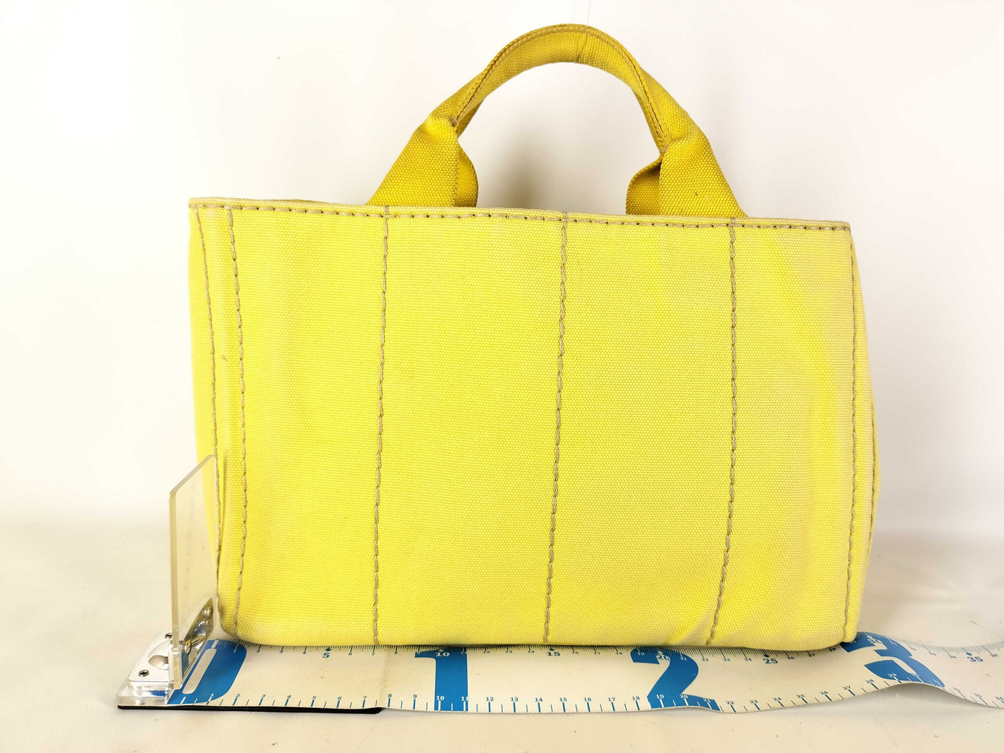 PRADA Prada/Tote Bag/Canapa/BN2439/Canvas/Yellow Handbag