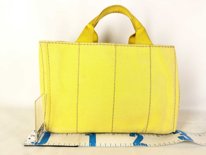PRADA Prada/Tote Bag/Canapa/BN2439/Canvas/Yellow Handbag