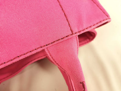 PRADA Prada 2-Way Tote Bag, Canapa, 1BG642, Canvas, Pink Tote Bag