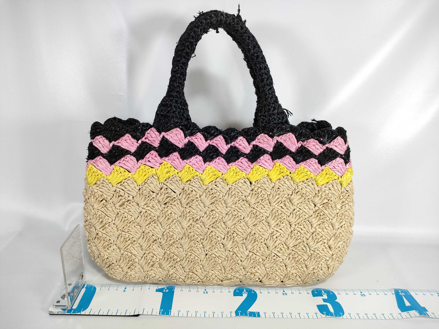 PRADA Prada 2-Way Basket Bag/Canapa/1BG889/Raffia/Beige Tote Bag