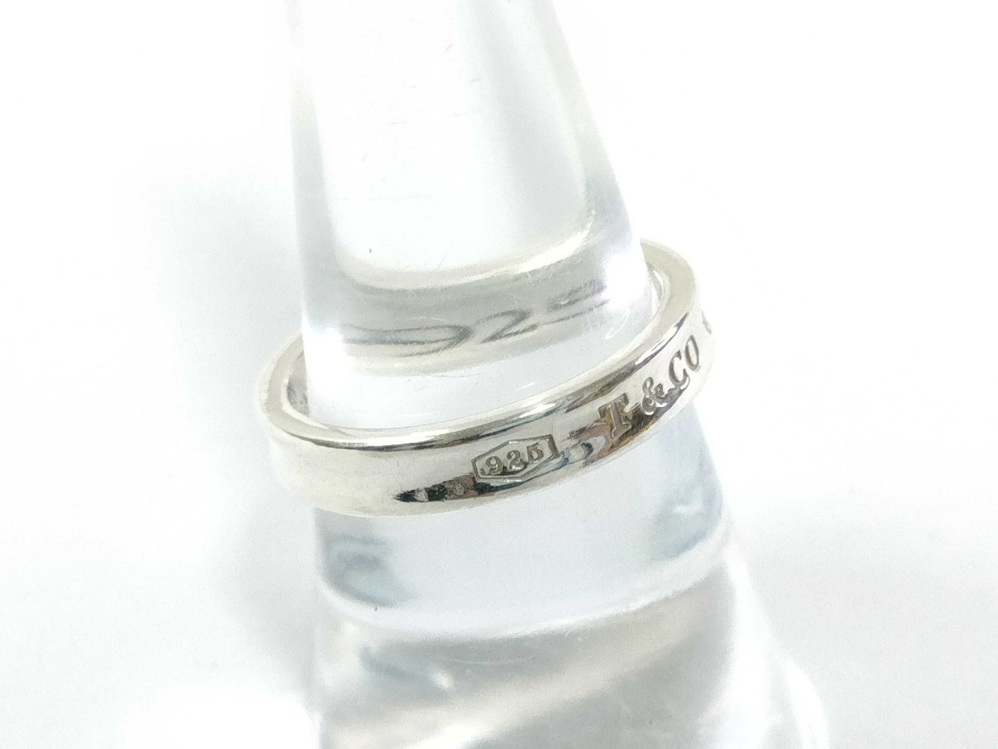 Tiffany & Co. Tiffany / Sterling Silver Narrow Ring / 1837 / 925 / Silver Color / 4.1g Ring