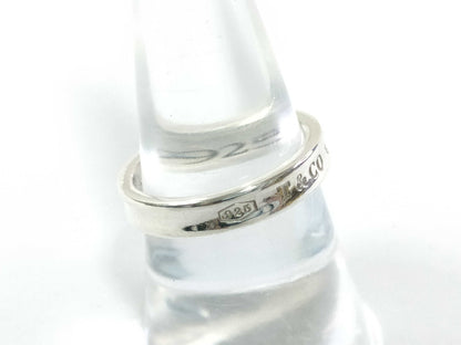 Tiffany & Co. Tiffany / Sterling Silver Narrow Ring / 1837 / 925 / Silver Color / 4.1g Ring