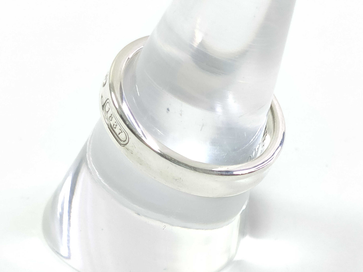 Tiffany & Co. Tiffany / Sterling Silver Narrow Ring / 1837 / 925 / Silver Color / 4.1g Ring